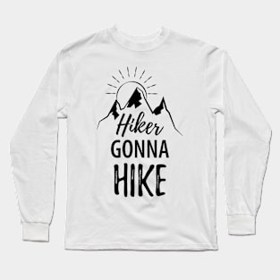 Mountains Hiking Long Sleeve T-Shirt